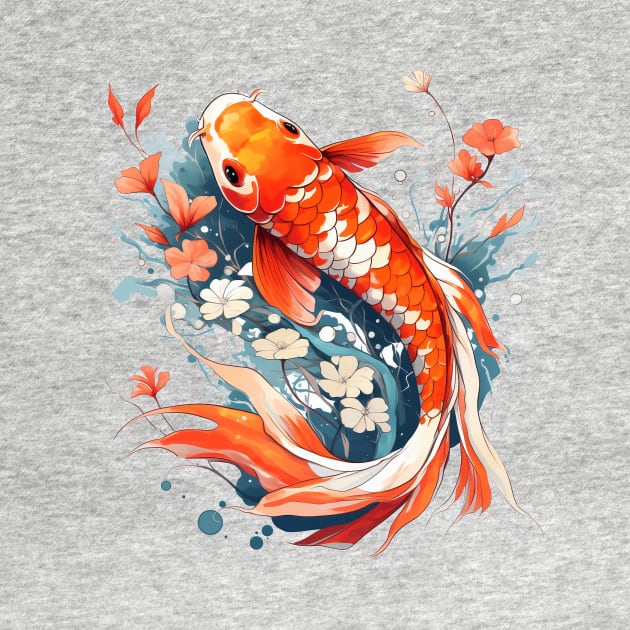 Koi Fish In A Pond by zooleisurelife